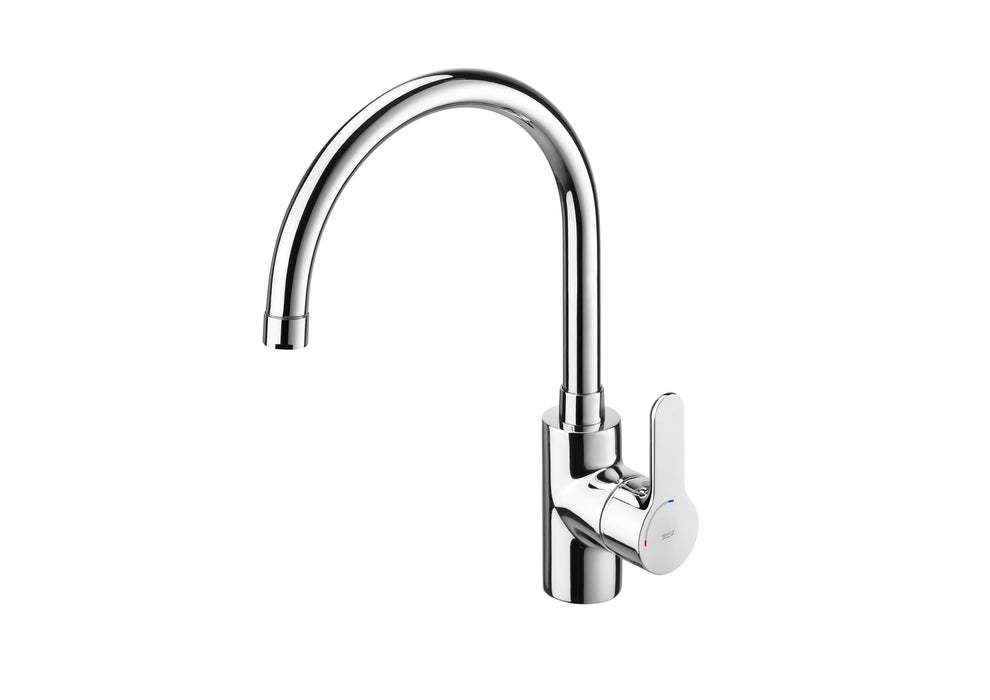 ROCA A5A8409C00 L20 Single-Handle Sink Tap Swivel Spout