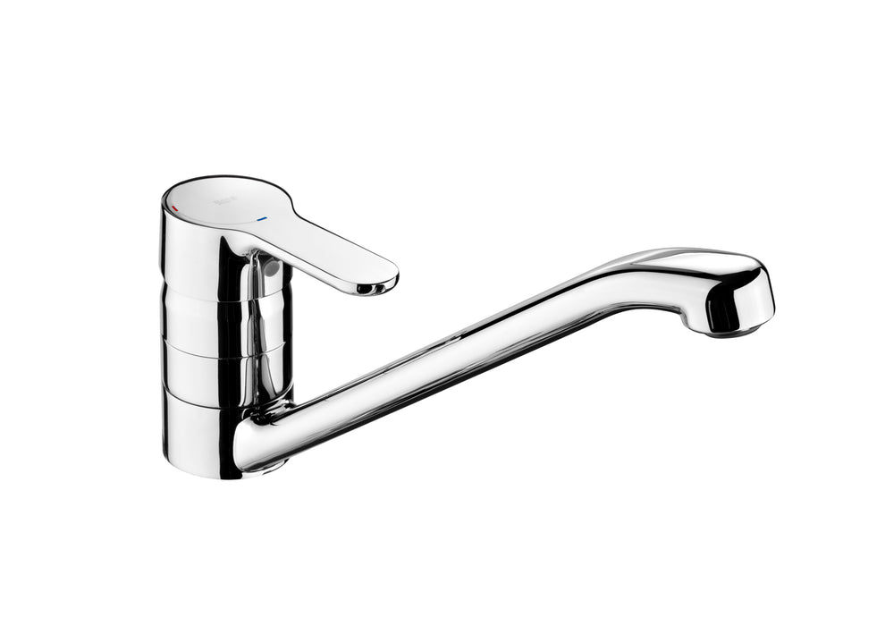 ROCA A5A8909C00 L20 Single-Handle Sink Tap Swivel Spout Low Chrome