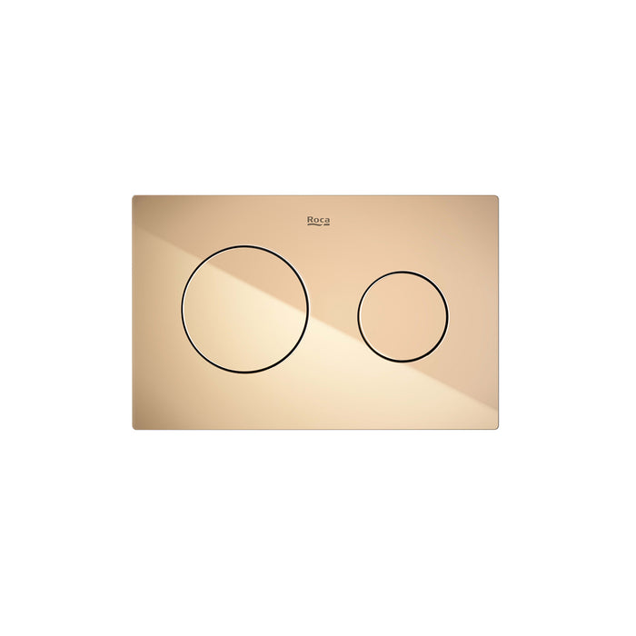 ROCA A8901890RG PL10 ONE DUAL Placa de Accionamiento Oro Rosado Posterior a 2021