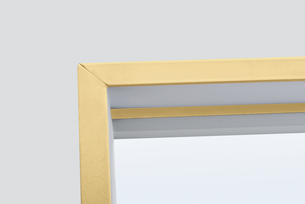 LEDIMEX ABILITY Espejo LED Perimetral Oro Cepillado