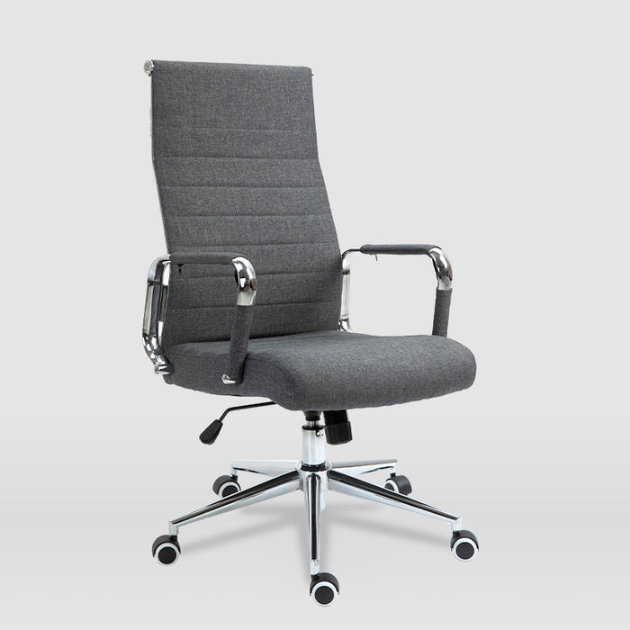 FURNITURE STYLE FS618GO ADARA Textile Office Chair Dark Gray