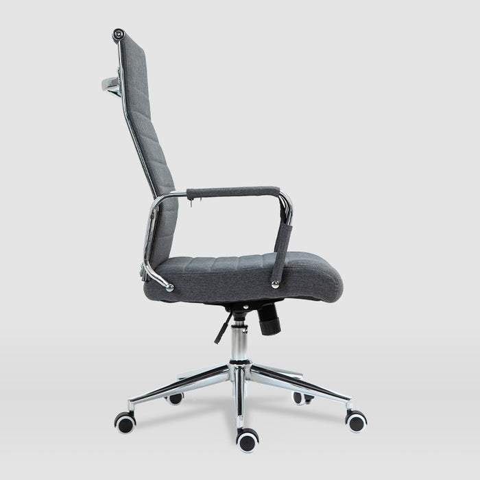 FURNITURE STYLE FS618GO ADARA Textile Office Chair Dark Gray