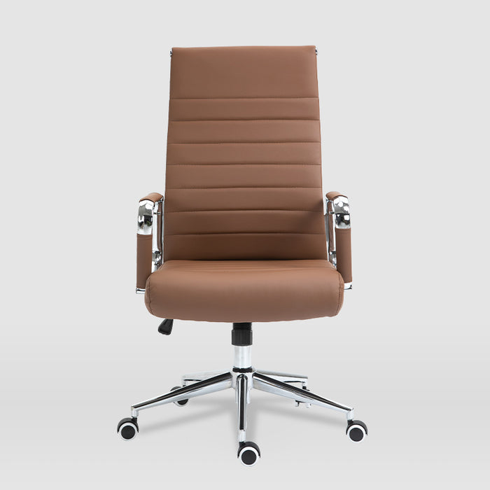 FURNITURE STYLE FS618MR ADARA Brown Leather Office Chair