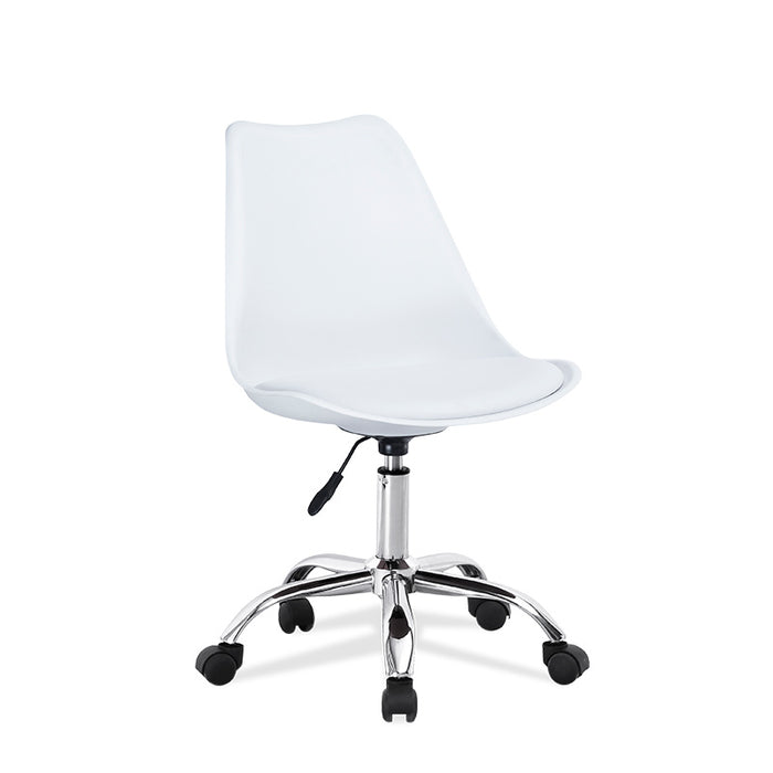 FURNITURE STYLE FS002CBL ADRIANA Study Chair ABS - PU Color White
