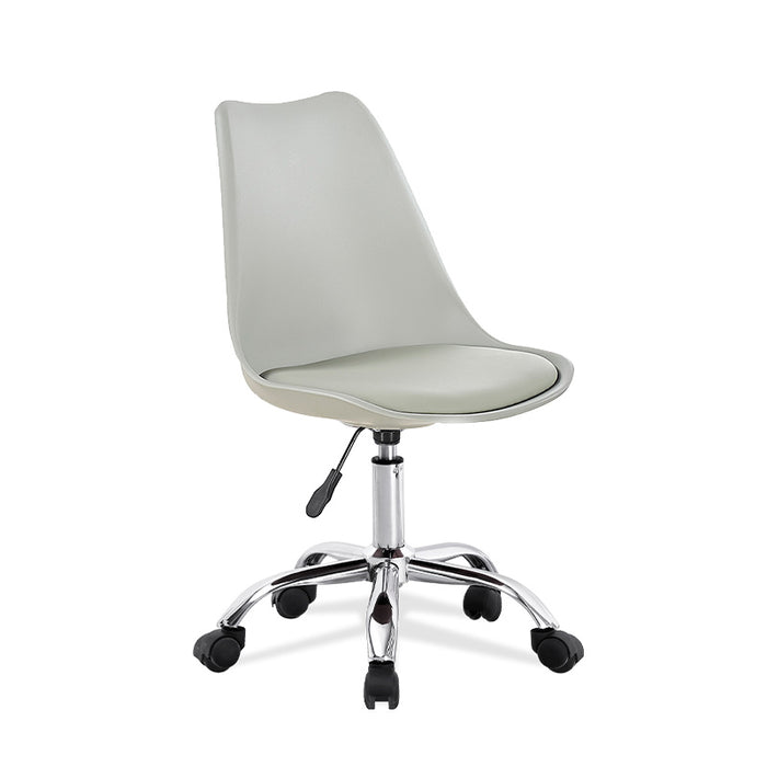 FURNITURE STYLE FS002CGR ADRIANA Study Chair ABS - PU Gray Color