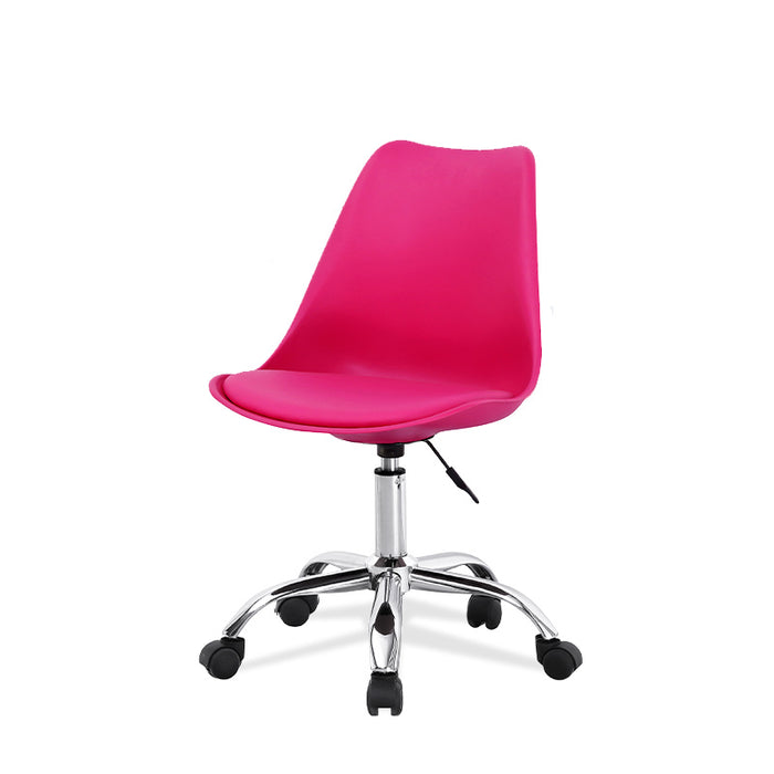 FURNITURE STYLE FS002CRS ADRIANA Study Chair ABS - PU Pink Color