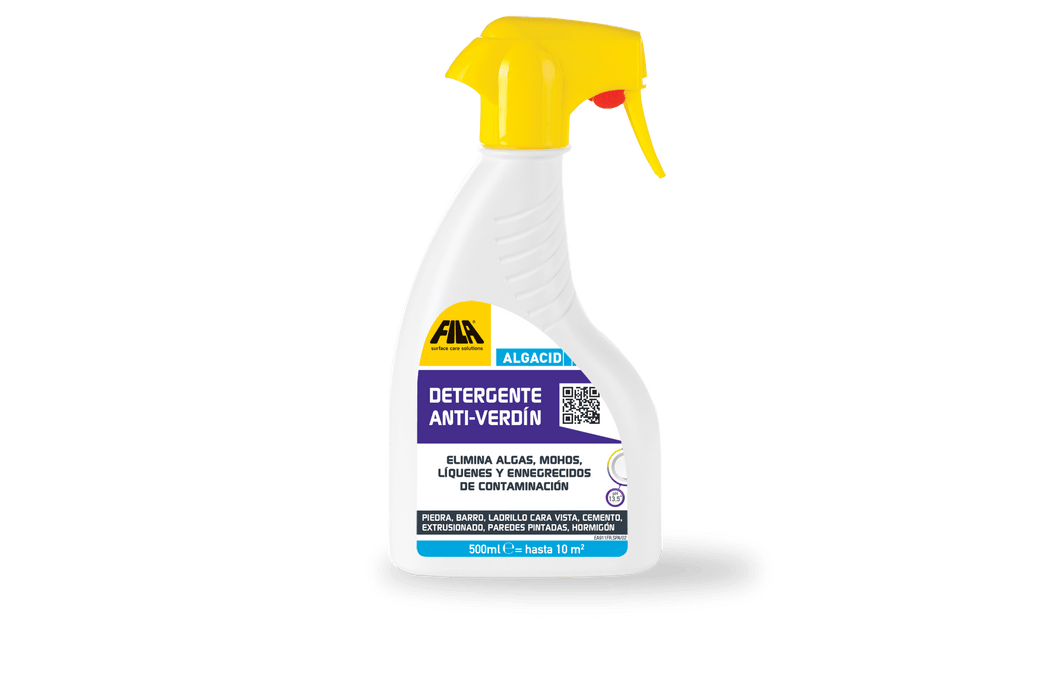 FILA 73105112SPA ALGACID Detergente Antiverdín Para Exteriores 500 ml 5 a 7 Días Fila 