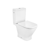 ROCA A342479000 THE GAP SQUARE Rimless Toilet Foot Open Complete White