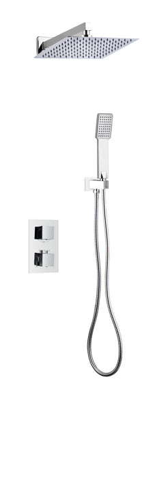 LLUVIBATH AR03A12 ARTEMIS Wall Mounted Thermostatic Shower Set Chrome