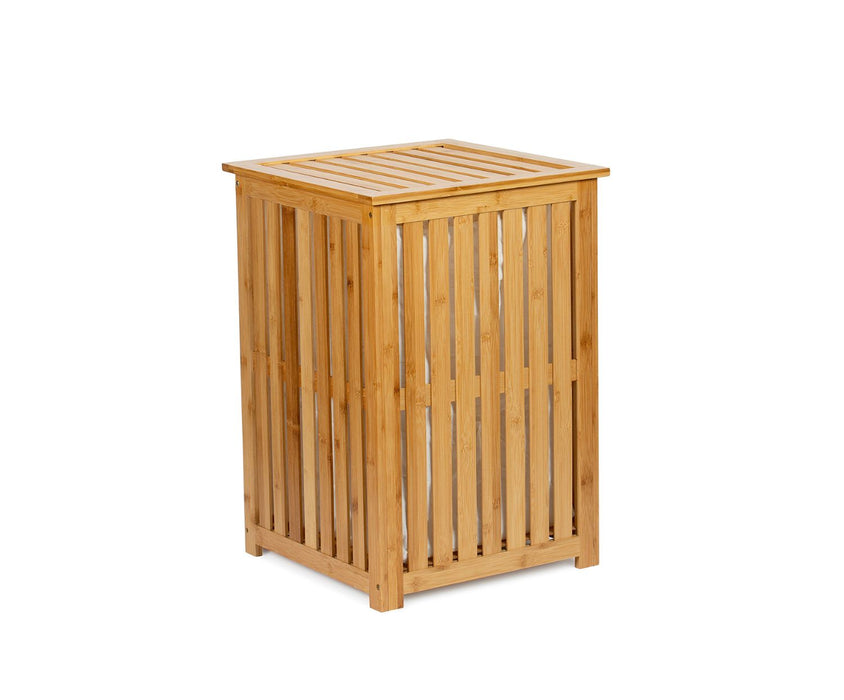 ANDREA HOUSE BA70152 Cesto Para La Ropa De Bambú Beige