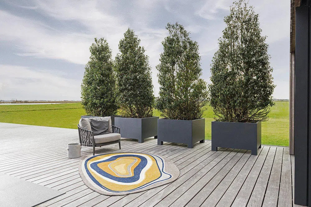 Brink & Campman Aura Ochre Outdoor Rug 477306