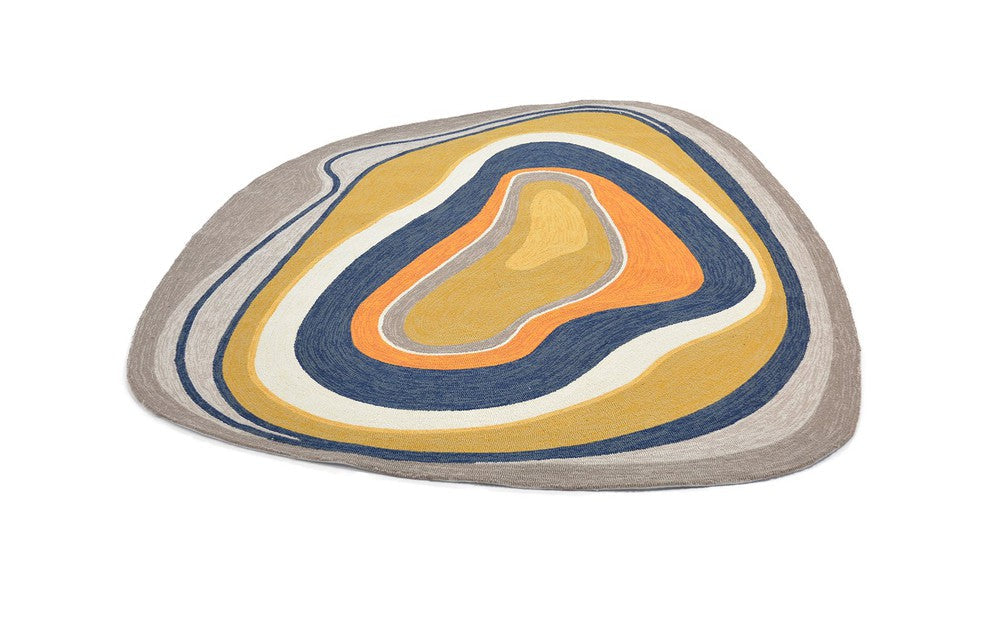 Brink & Campman Aura Ochre Outdoor Rug 477306