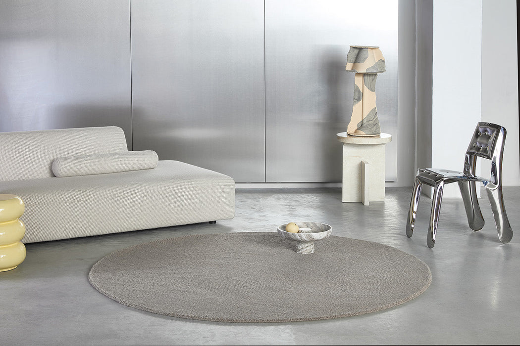 B&C Decor Echo Pebble 089704 Round Rug