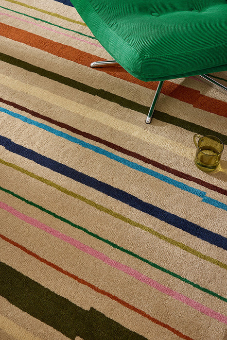 B&C Decor Shift Multi Beige 089903 Rug