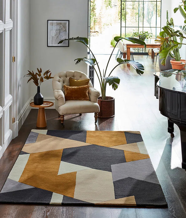 Harlequin Rugs Popova Caramel Slate Shell 143101