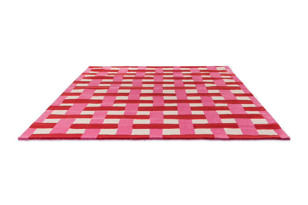 Sophie Robinson x Harlequin Basket Weave Coral/Rose 144102 Rug