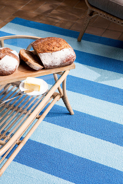 Laura Ashley Lille Sky Blue Outdoor 480008 Rug