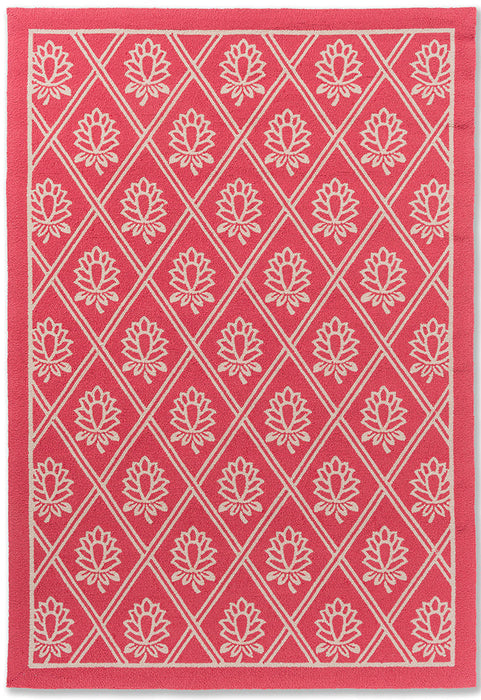 Laura Ashley Porchester Poppy Red Outdoor 480200 Rug