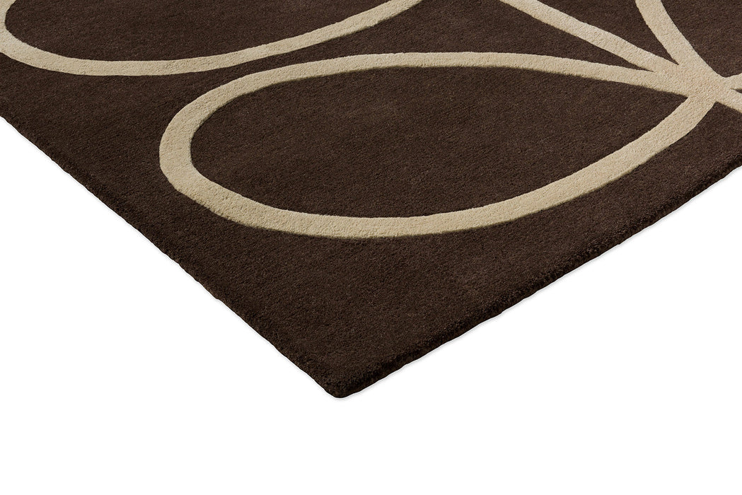 Orla Kiely Giant Linear Stem Walnut 059401 Rug