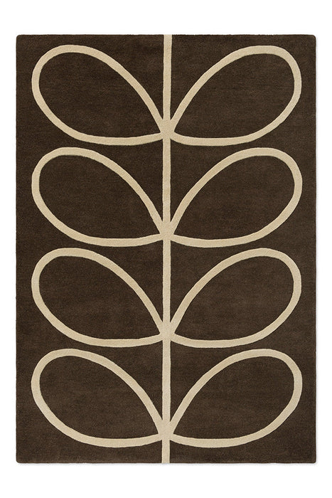 Orla Kiely Giant Linear Stem Walnut 059401 Rug
