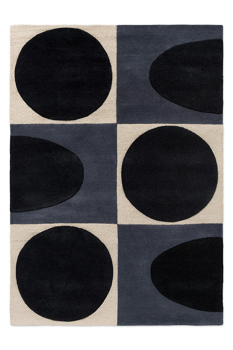 Orla Kiely Spot Square Blue - Navy 157908 Rug