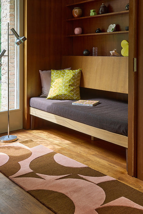 Orla Kiely Prism Flower Pink - Terracotta 158002 Rug