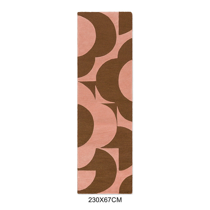 Orla Kiely Prism Flower Pink - Terracotta 158002 Rug