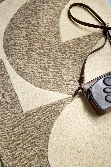 Orla Kiely Prism Flower Mushroom - Ecru 158009 Rug