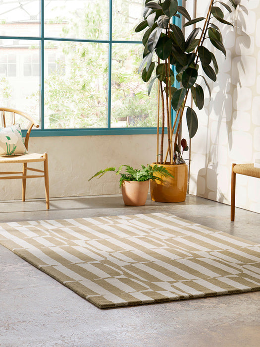 Scion Lohko Stripe Pebble 123101 Rug