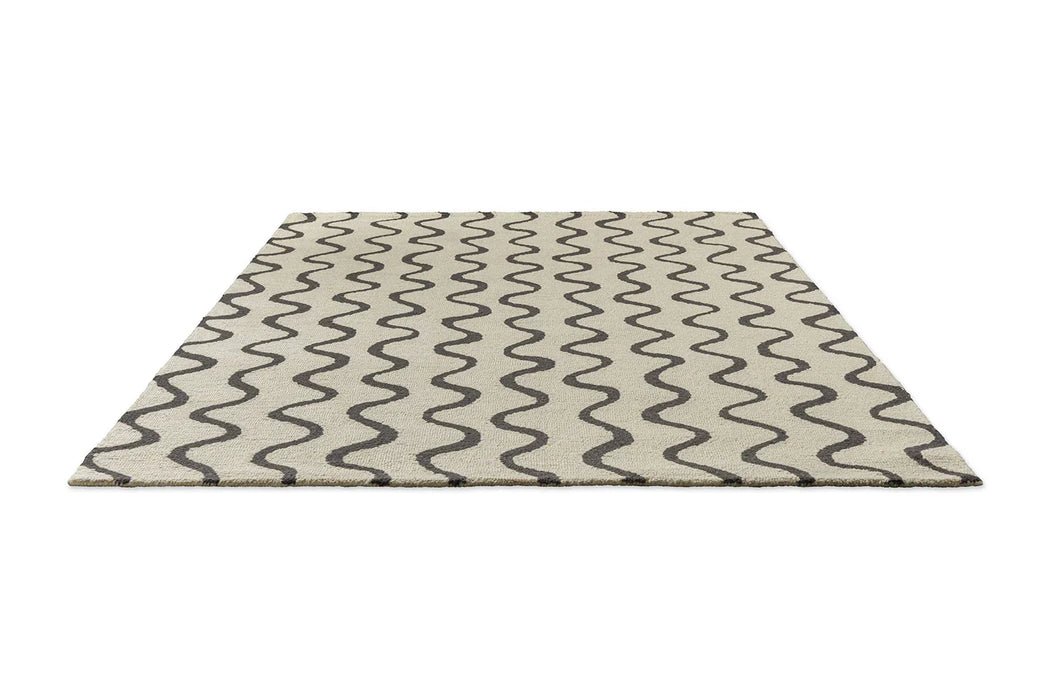 Scion Ribbon Charcoal 124305 Rug