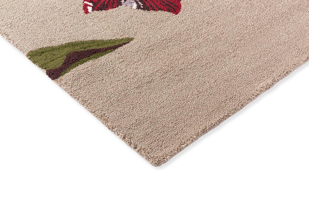 Ted Baker Botanical Tulip Burgundy 455610 Outdoor Rug