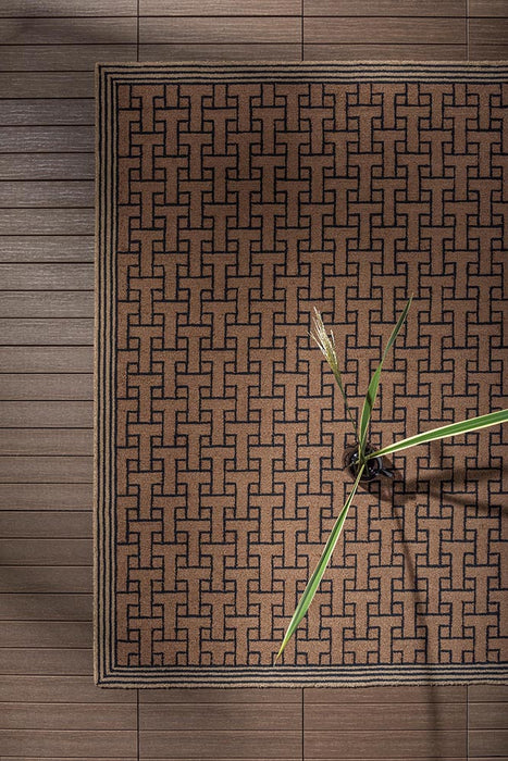 Ted Baker T Monogram Light Brown 455811 Outdoor Rug