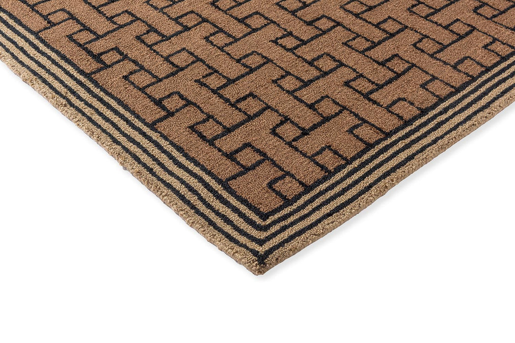 Ted Baker T Monogram Light Brown 455811 Outdoor Rug