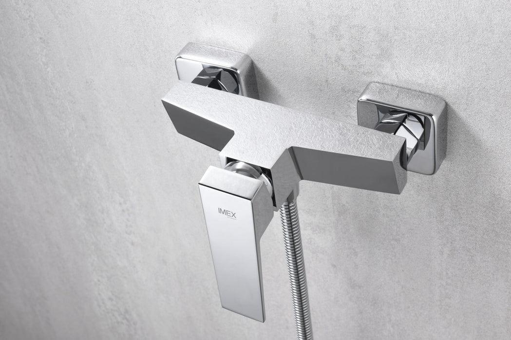 IMEX BDAR025-5 ART Single-Handle Shower Kit Chrome