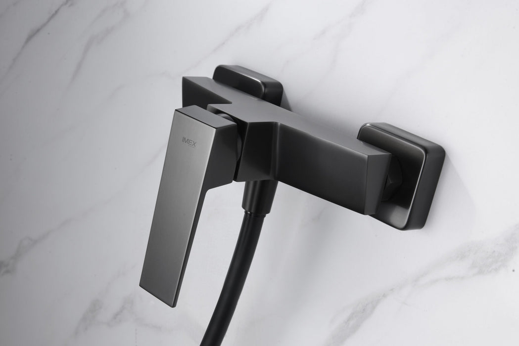 IMEX BDAR025-5BGM ART Single-Handle Shower Kit Black Gun Metal