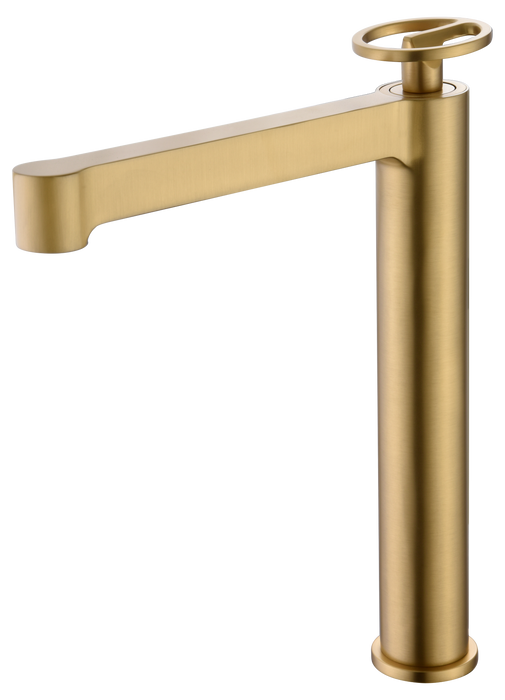 IMEX BDC033-3OC OLIMPO Monomando Lavabo Alto Oro Cepillado