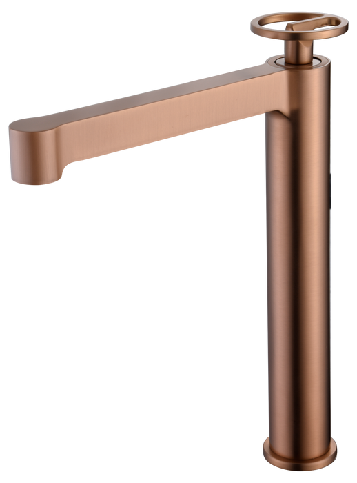 IMEX BDC033-3ORC OLIMPO Single-lever Tall Basin Brushed Rose Gold