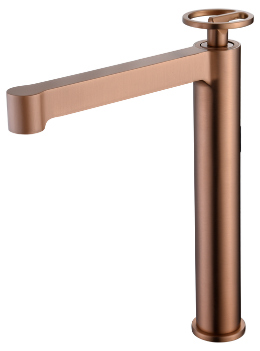 IMEX BDC033-3ORC OLIMPO Single-lever Sink Tall Rose Gold Brushed