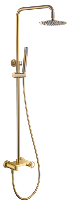IMEX BDC033/OC OLIMPO Conjunto Ducha Monomando Oro Cepillado