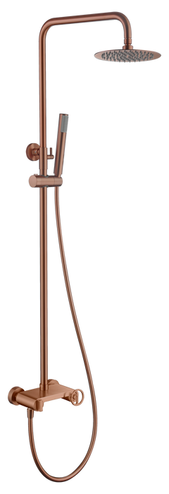 IMEX BDC033/ORC OLIMPO Single-Handle Faucet Large Telescopic Shower Telescopic Rose Gold Color