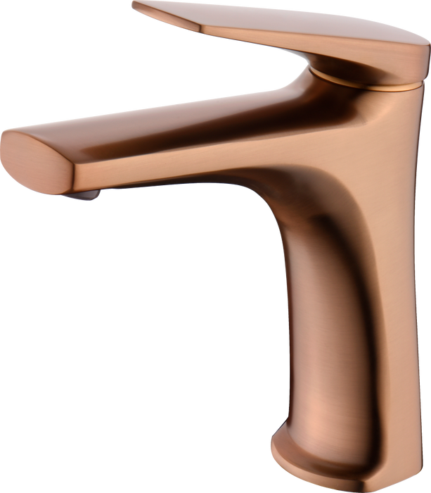 IMEX BDD055-1ORC DELOS Monomando Lavabo Oro Rosa Cepillado