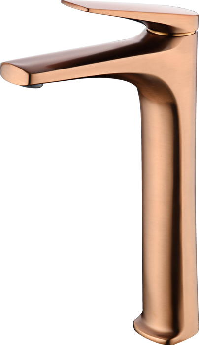 IMEX BDD055-3ORC DELOS Monomando Lavabo Alto Oro Rosa Cepillado