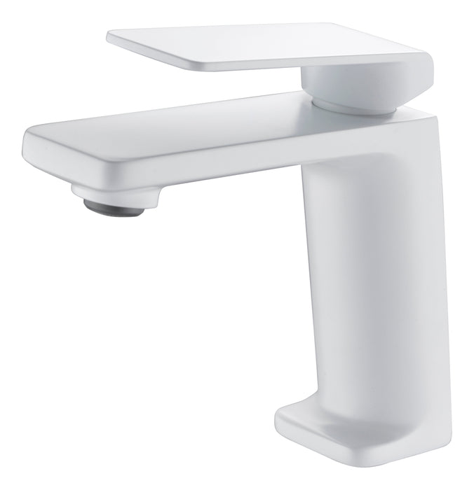 IMEX BDF016-1BL FIYI Grifo de Lavabo Blanco Mate