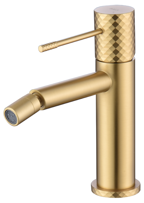 IMEX BDG053-2OC GÉNOVA Monomando Bidé Oro Cepillado