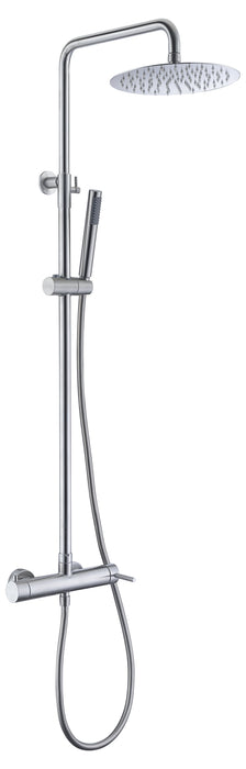 IMEX BDK034 MOSCU Single-Handle Faucet Telescopic Shower Set Steel S.316