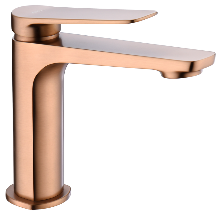 IMEX BDN047-1ORC NÁPOLES Monomando Lavabo Oro Rosa Cepillado