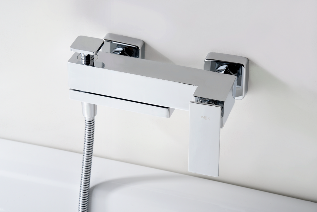 IMEX BDP048-4 PISA Chrome Single Handle Bath/Shower Kit