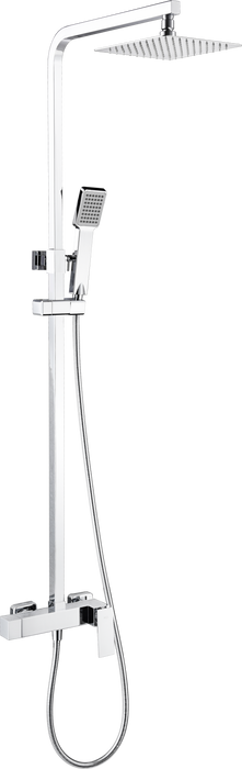 IMEX BDP048 PISA Conjunto Ducha Monomando Cromo
