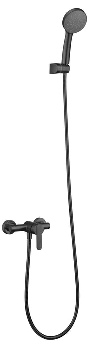 IMEX BDR001-5NG ROMA Matte Black Single-Handle Shower Kit
