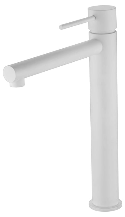 IMEX BDYS045-3BL MILOS STICK Grifo de Lavabo Alto Blanco Mate
